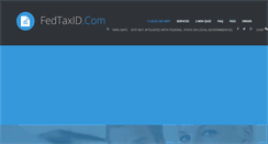 Desktop Screenshot of fedtaxid.com
