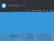 Tablet Screenshot of fedtaxid.com